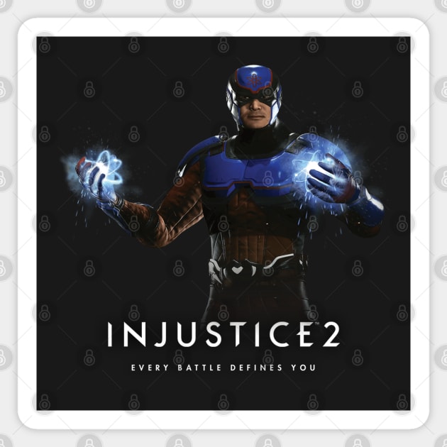 Injustice 2 - Atom Sticker by Nykos